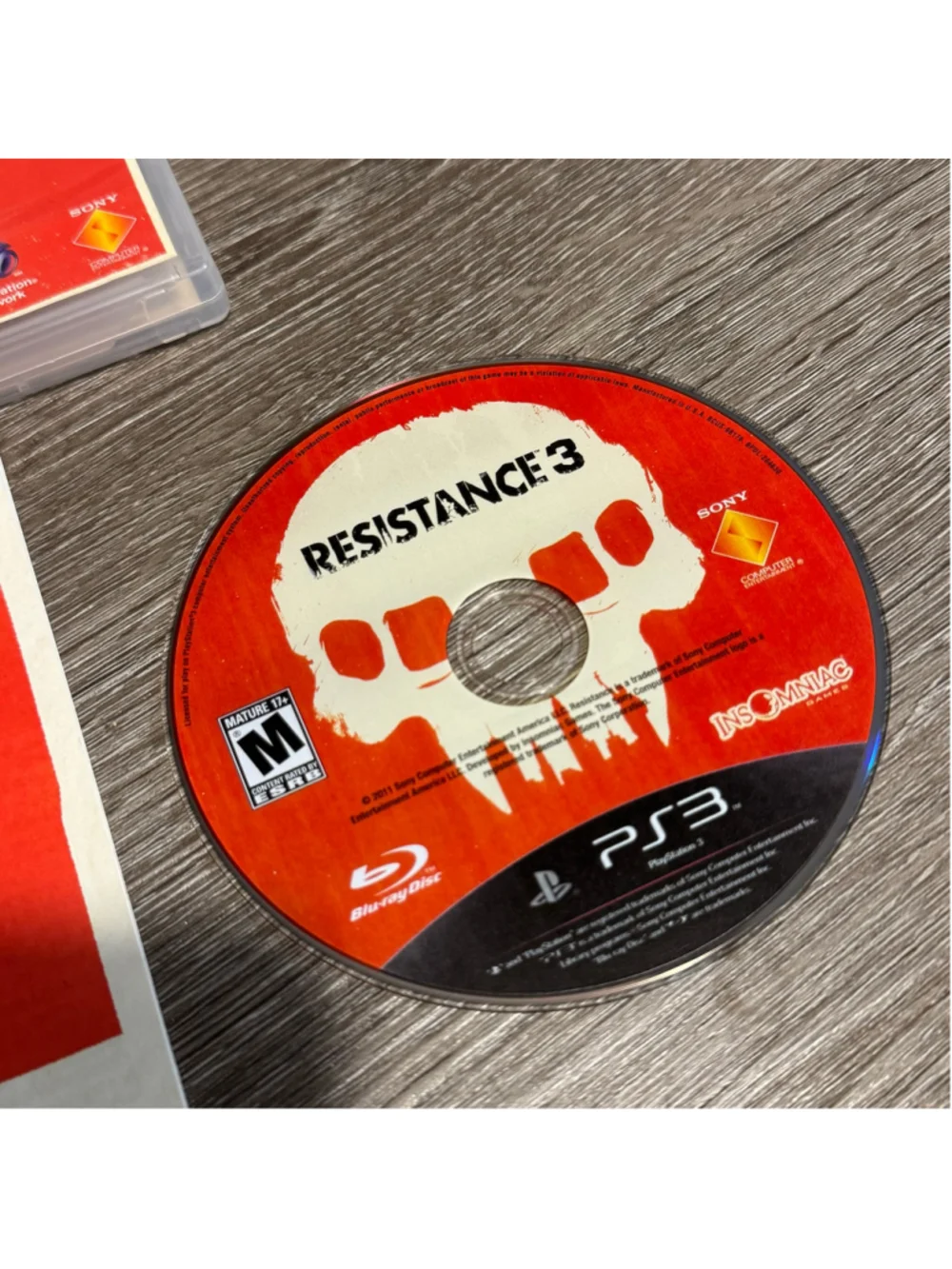 Insomniac Games Resistance 3 Video Game for PS3 Complete Cib